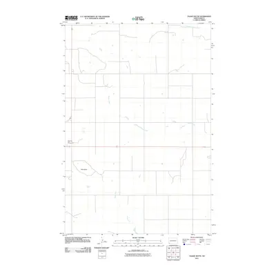 2011 Map of Talbot Butte, 2011 Print