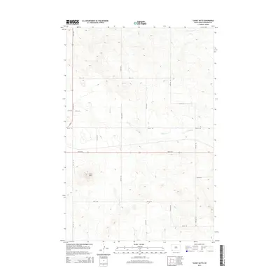2014 Map of Talbot Butte, 2014 Print