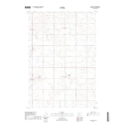 2018 Map of Talbot Butte, 2018 Print