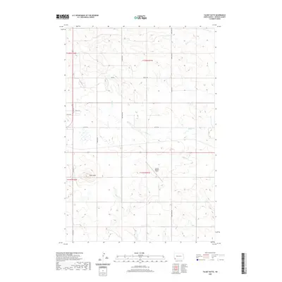 2020 Map of Talbot Butte, 2020 Print