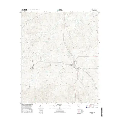 2017 Map of Talbotton, 2017 Print