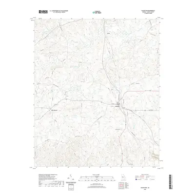 2020 Map of Talbotton, 2020 Print