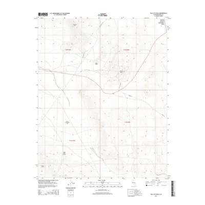 2015 Map of Talc City Hills, 2015 Print