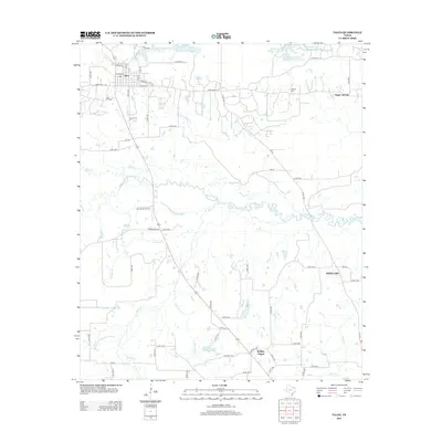 2013 Map of Talco, 2013 Print