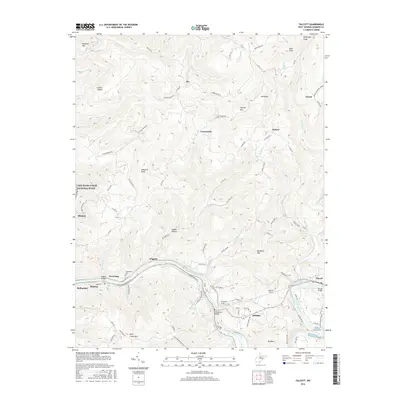 2016 Map of Talcott, 2016 Print