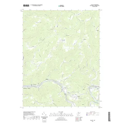 2019 Map of Talcott, 2019 Print