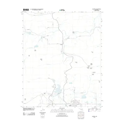 2013 Map of Talihina, 2013 Print