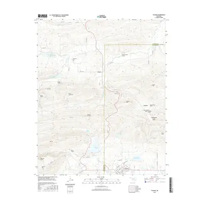 2016 Map of Talihina, 2016 Print