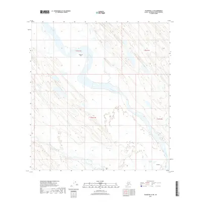2017 Map of Talkeetna A-4 NE, 2017 Print