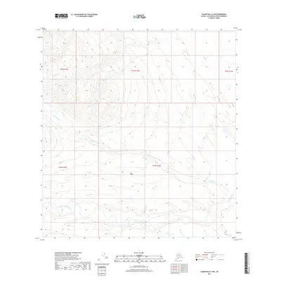2017 Map of Talkeetna A-4 NW, 2017 Print