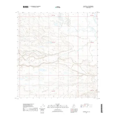 2017 Map of Talkeetna A-4 SE, 2017 Print