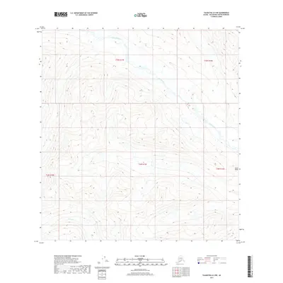 2017 Map of Talkeetna A-5 NW, 2017 Print