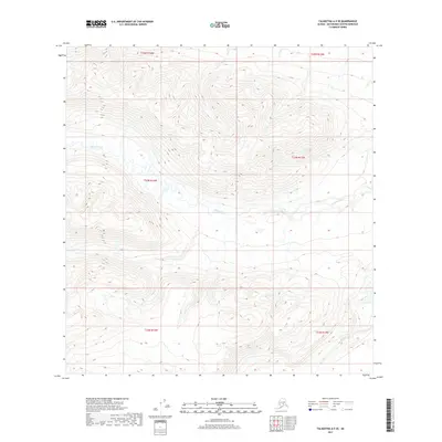 2017 Map of Talkeetna A-5 SE, 2017 Print