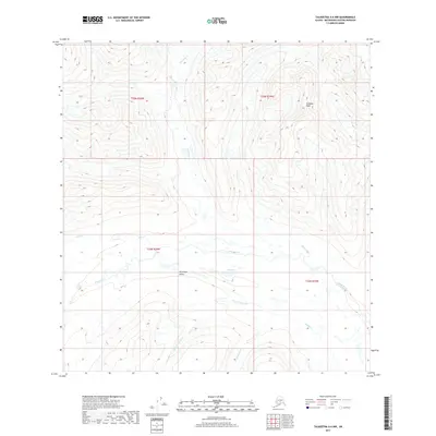 2017 Map of Talkeetna A-6 NW, 2017 Print