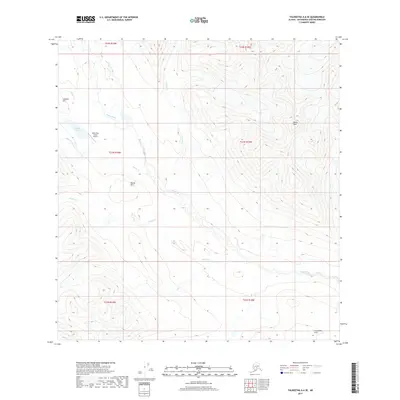 2017 Map of Talkeetna A-6 SE, 2017 Print