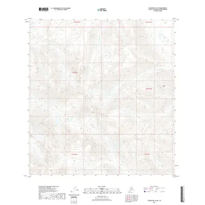 2017 Map of Talkeetna A-6 SW, 2017 Print