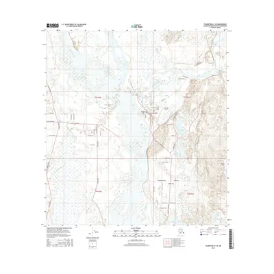 2016 Map of Talkeetna B-1 SE, 2016 Print