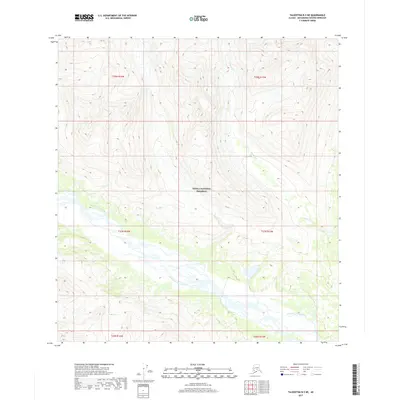 2017 Map of Talkeetna B-5 NE, 2017 Print