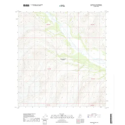 2017 Map of Talkeetna B-5 NW, 2017 Print