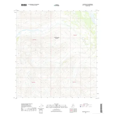 2017 Map of Talkeetna B-5 SE, 2017 Print