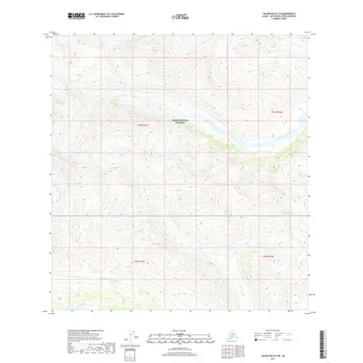2017 Map of Talkeetna B-5 SW, 2017 Print