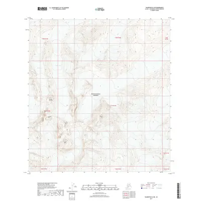 2017 Map of Talkeetna B-6 NE, 2017 Print