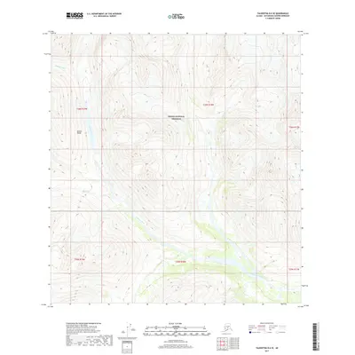 2017 Map of Talkeetna B-6 SE, 2017 Print