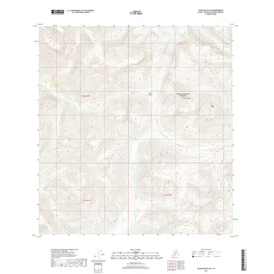 2017 Map of Talkeetna B-6 SW, 2017 Print