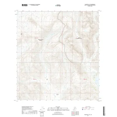 2017 Map of Talkeetna C-4 SE, 2017 Print