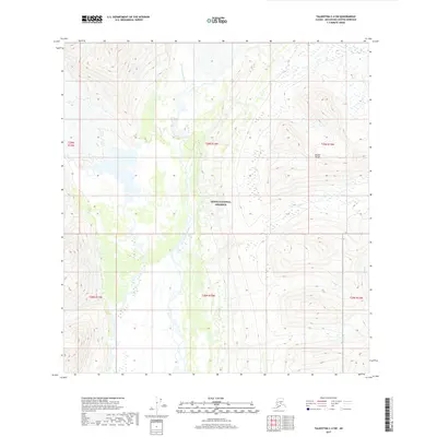 2017 Map of Talkeetna C-4 SW, 2017 Print
