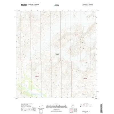 2017 Map of Talkeetna C-5 SW, 2017 Print