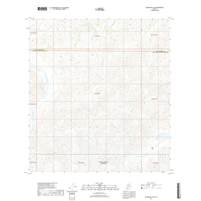 2017 Map of Talkeetna C-6 NE, 2017 Print