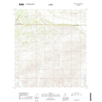 2017 Map of Talkeetna C-6 NW, 2017 Print