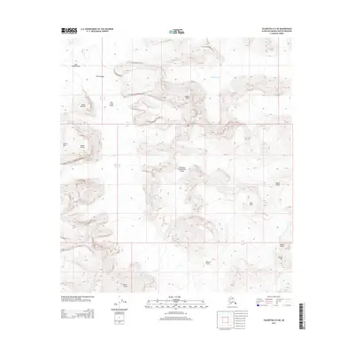 2014 Map of Talkeetna D-2 NE, 2014 Print