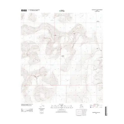 2014 Map of Talkeetna D-2 NW, 2014 Print