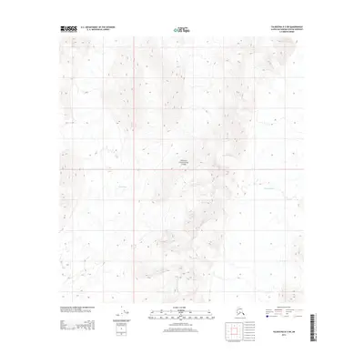 2014 Map of Talkeetna D-3 SW, 2014 Print
