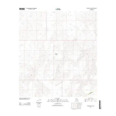 2014 Map of Talkeetna D-4 NE, 2014 Print