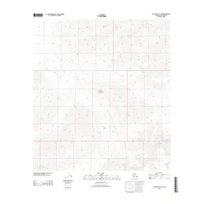 2014 Map of Talkeetna D-4 NW, 2014 Print