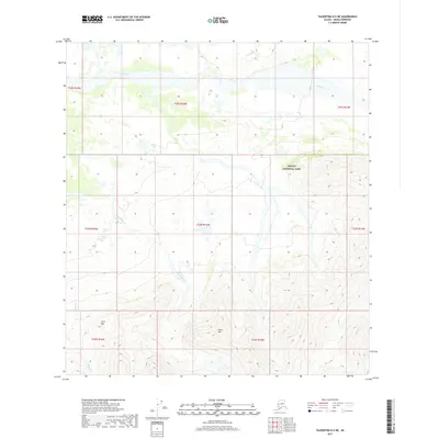 2017 Map of Talkeetna D-5 NE, 2017 Print