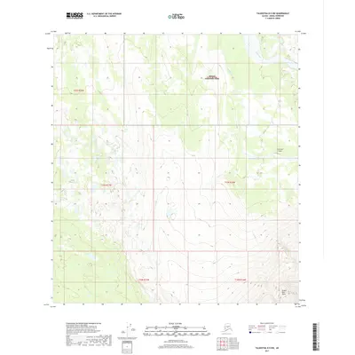 2017 Map of Talkeetna D-5 NW, 2017 Print