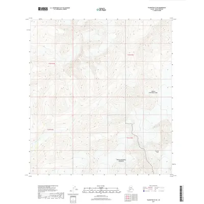 2017 Map of Talkeetna D-5 SE, 2017 Print