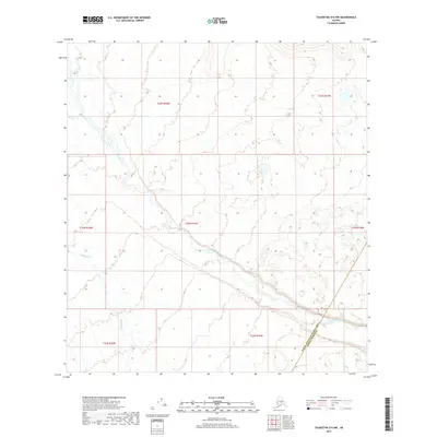 2017 Map of Talkeetna D-6 NW, 2017 Print