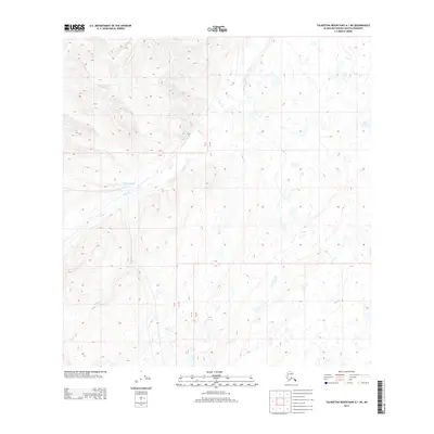 2013 Map of Talkeetna Mountains A-1 NE, 2013 Print