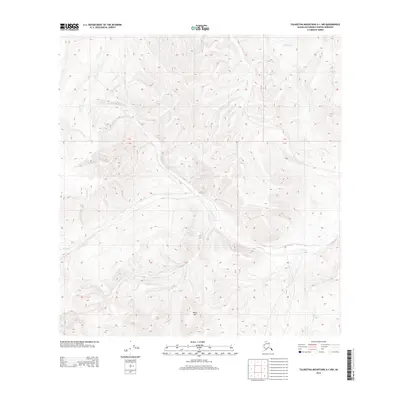 2013 Map of Talkeetna Mountains A-1 NW, 2013 Print