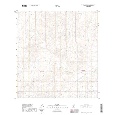 2023 Map of Talkeetna Mountains A-1 NW, 2023 Print