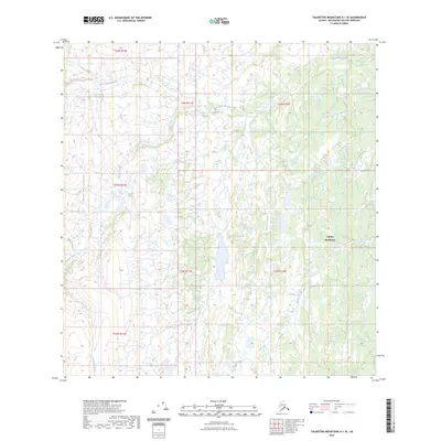 2023 Map of Talkeetna Mountains A-1 SE, 2023 Print