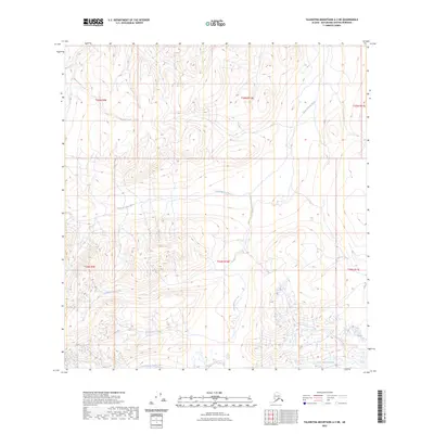 2023 Map of Talkeetna Mountains A-2 NE, 2023 Print