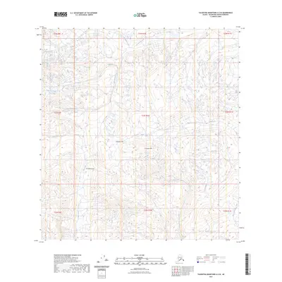2023 Map of Talkeetna Mountains A-2 SE, 2023 Print