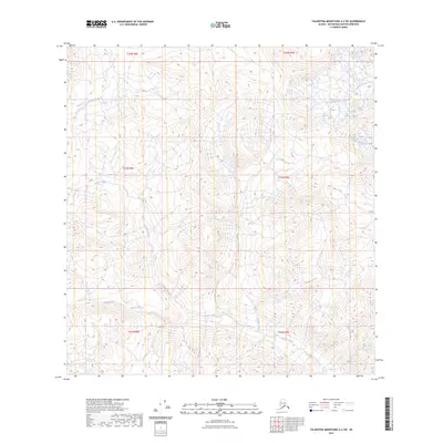 2023 Map of Talkeetna Mountains A-2 SW, 2023 Print
