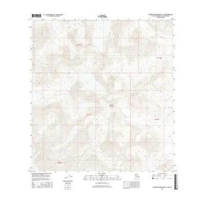2016 Map of Talkeetna Mountains A-3 NE, 2016 Print